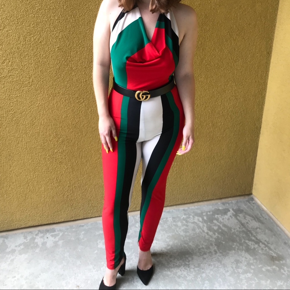 Fashion Nova Backless Jumpsuit